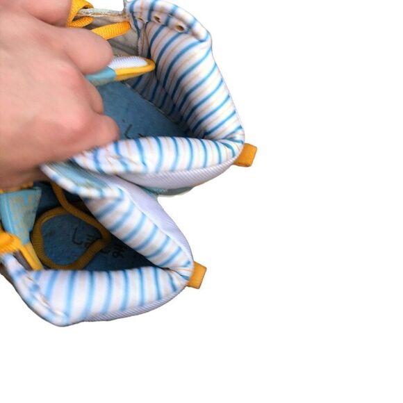 VINTAGE 2003 Nike Dunk High 'Shima Shima' Gold Wave Size 10.5 - Picture 14 of 16